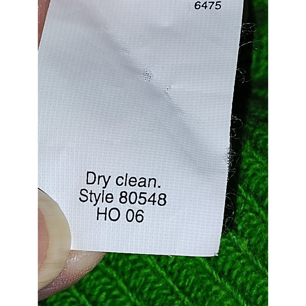 ​VTG J.Crew Holiday 2006 Argyle V-Neck Sweater Lime Green Merino Wool Blend M - Picture 10 of 12